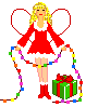 GIF animado (61173) Chica navidad