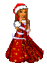 GIF animado (61175) Chica navidad