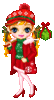 GIF animado (61179) Chica navidad