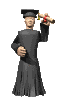 GIF animado (71915) Chico graduado