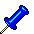 GIF animado (65271) Chincheta azul
