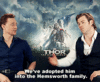 GIF animado (66519) Chris hemsworth tom hiddleston