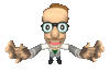GIF animado (71687) Cientifico riendose