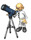 GIF animado (71689) Cientifico telescopio