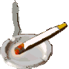 GIF animado (65821) Cigarro cenicero
