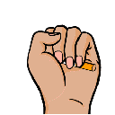 GIF animado (65825) Cigarro mano
