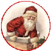 GIF animado (60828) Circulo papa noel