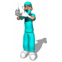 GIF animado (71706) Cirujano preparando una jeringa
