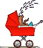 GIF animado (70172) Cochecito rojo