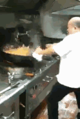 GIF animado (63033) Cocinando wok