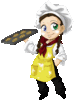 GIF animado (71735) Cocinera de galletas