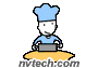 GIF animado (62975) Cocinero con un rulo de cocina
