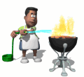 GIF animado (71751) Cocinero de barbacoa