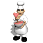GIF animado (71771) Cocinero removiendo amor