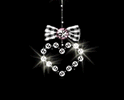 GIF animado (63907) Colgante corazon diamantes
