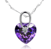 GIF animado (63909) Colgante corazon morado