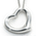 GIF animado (63918) Colgante corazon plata