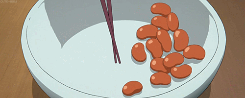 GIF animado (62821) Comer judias con palillos
