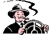 GIF animado (70433) Conductor fumando