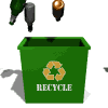 GIF animado (63228) Contenedor reciclaje vidrio