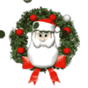 GIF animado (60617) Corona papa noel d