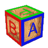 GIF animado (64138) Cubo letras