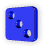 GIF animado (64076) Dado azul numero tres