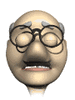 GIF animado (70219) Dentadura hombre anciano
