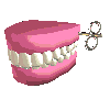 GIF animado (71115) Dentadura postiza