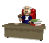 GIF animado (72070) Despacho de un juez