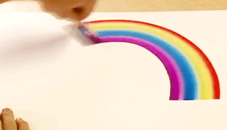 GIF animado (65938) Dibujando arco iris