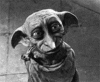 GIF animado (68862) Dobby blanco negro