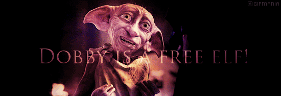 GIF animado (68864) Dobby elfo libre