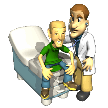 GIF animado (72184) Doctor examinando a un paciente