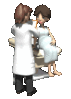 GIF animado (70784) Doctora mujer embarazada