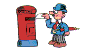 GIF animado (70354) Echar carta buzon correos