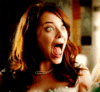 GIF animado (67159) Emma stone asustada