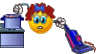GIF animado (63310) Emoticono aspiradora