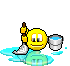 GIF animado (62920) Emoticono fregando