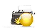 GIF animado (65048) Emoticono maquina de escribir