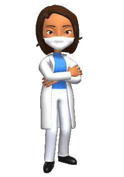GIF animado (71875) Enfermera con mascarilla