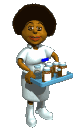 GIF animado (72191) Enfermera con medicamentos