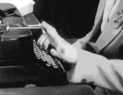 GIF animado (65050) Escribiendo maquina escribir