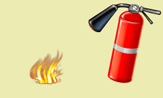 GIF animado (64973) Extintor llama
