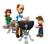 GIF animado (70906) Familia barbacoa