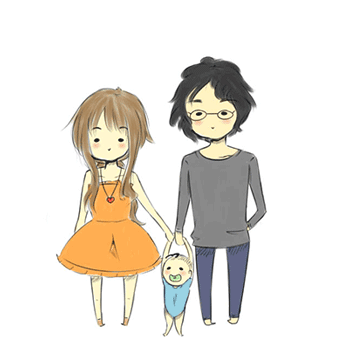 GIF animado (70909) Familia feliz