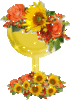 GIF animado (72951) Florero amarillo brillante