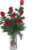 GIF animado (72967) Florero rosas