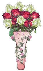 GIF animado (72971) Florero rosas rojas