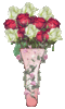 GIF animado (72971) Florero rosas rojas